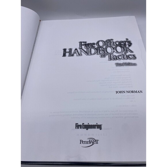 Fire Officer's Handbook of Tactics, 3rd Edition by John Norman, READ Description - Picture 8 of 16